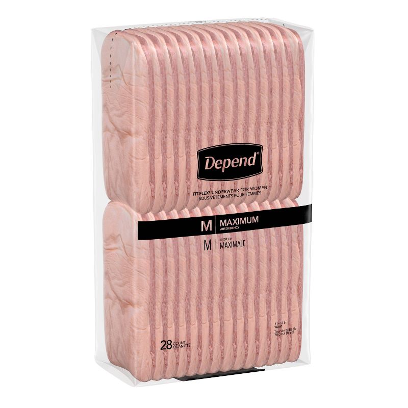 Depend Women's Underwear Max Absorbency - Medium - 84ct