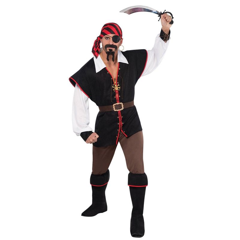 Adult Plus Rebel Of The Sea Halloween Costume 2X