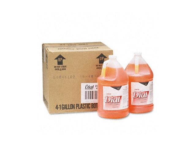 Liquid Dial 88047CT Liquid Gold Antimicrobial Soap, Unscented Liquid, 1 gal Bottle, 4/Carton