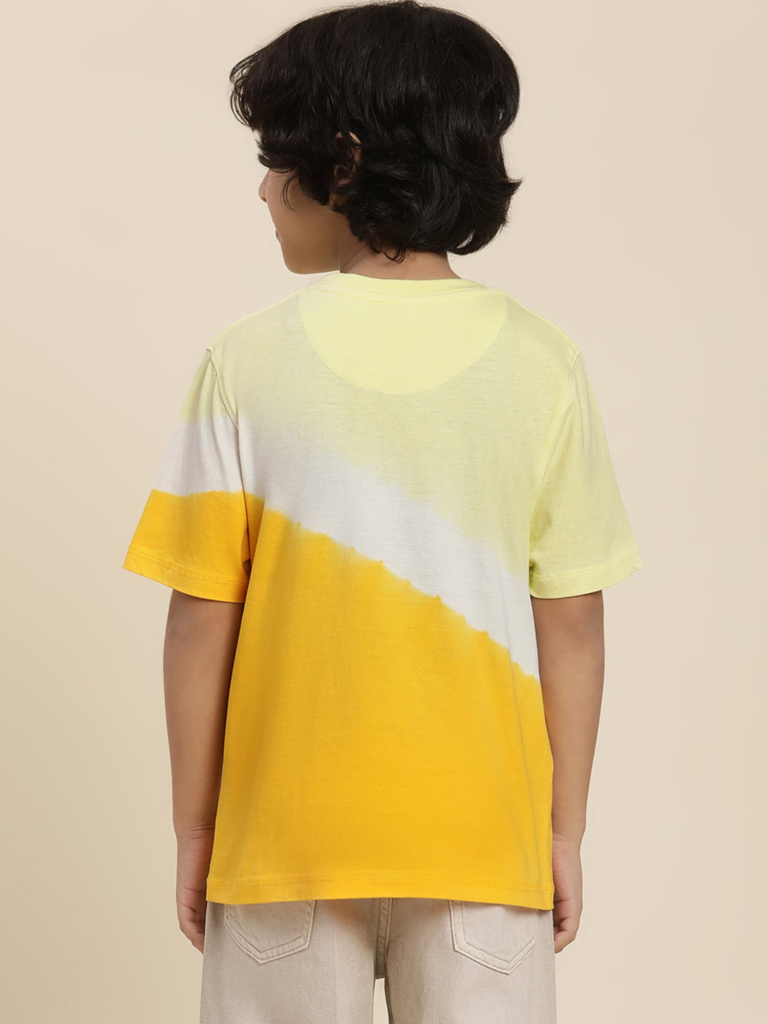 Kidsville Mickey & Friends Printed Multicolor Relaxed Fit T-Shirt For Boys