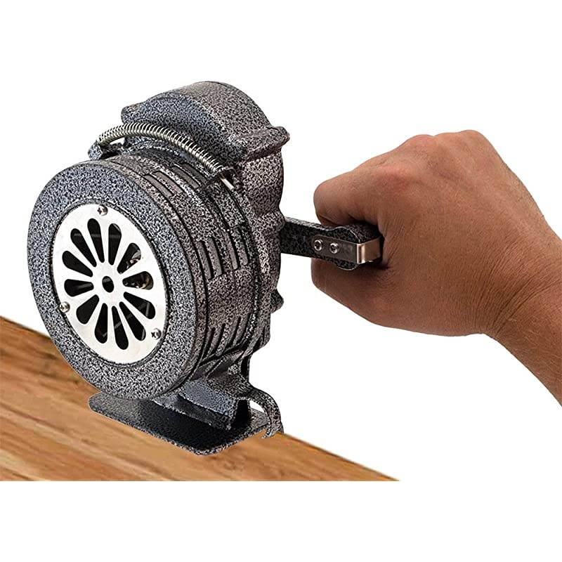 Loud BaseTableClamp Mount Hand Crank Manual Operated Metal AlarmSiren Air Raid VXS1000EM