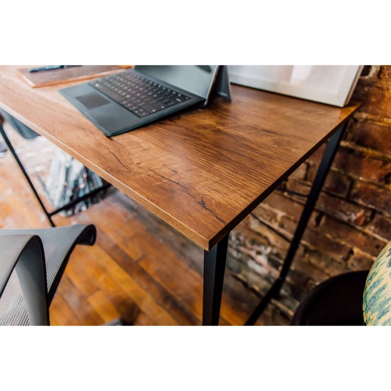 Bellamy Computer Desk Classic Oak - OneSpace