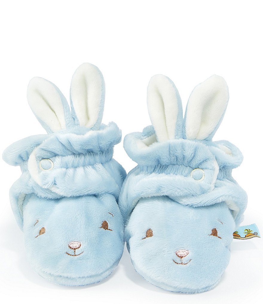 Bunnies By The Bay Baby Boys Newborn-6 Months Hoppy Feet Bootie Slippers