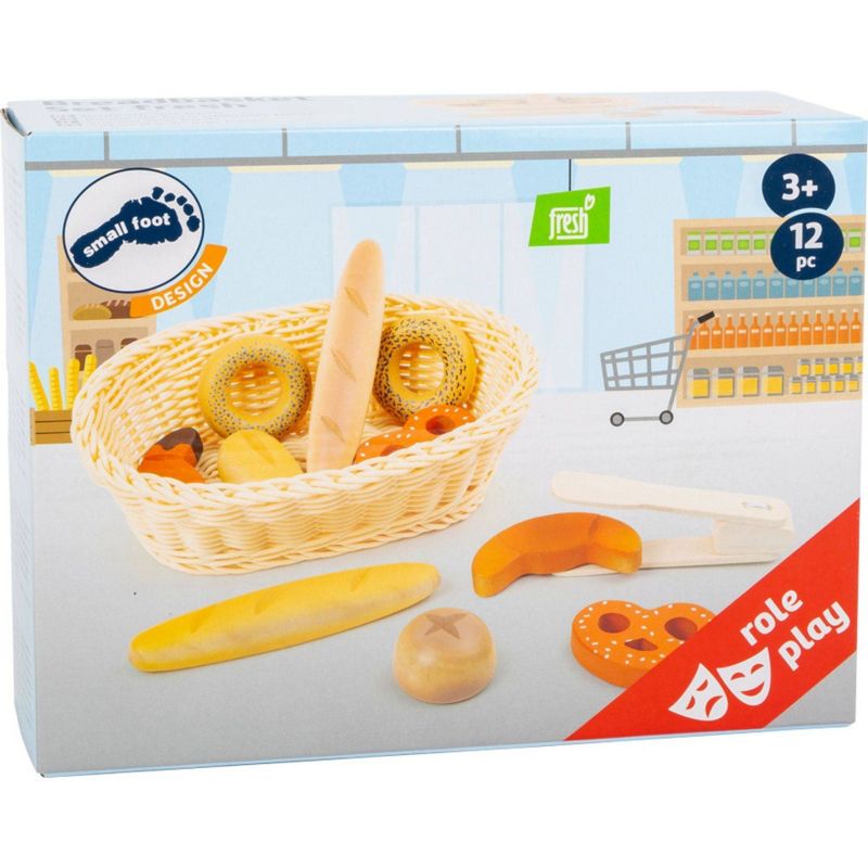 Small Foot Wooden Toys Children's Bread Basket Playset - 12pc