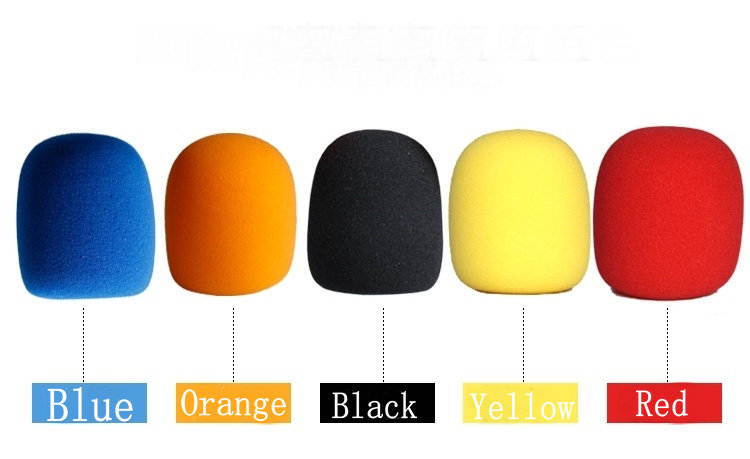 10pcs Wireless Handheld Stage Microphone Windscreen Foam Mic Cover Karaoke DJ Microfone Sponge Pop Filter Wind Shield