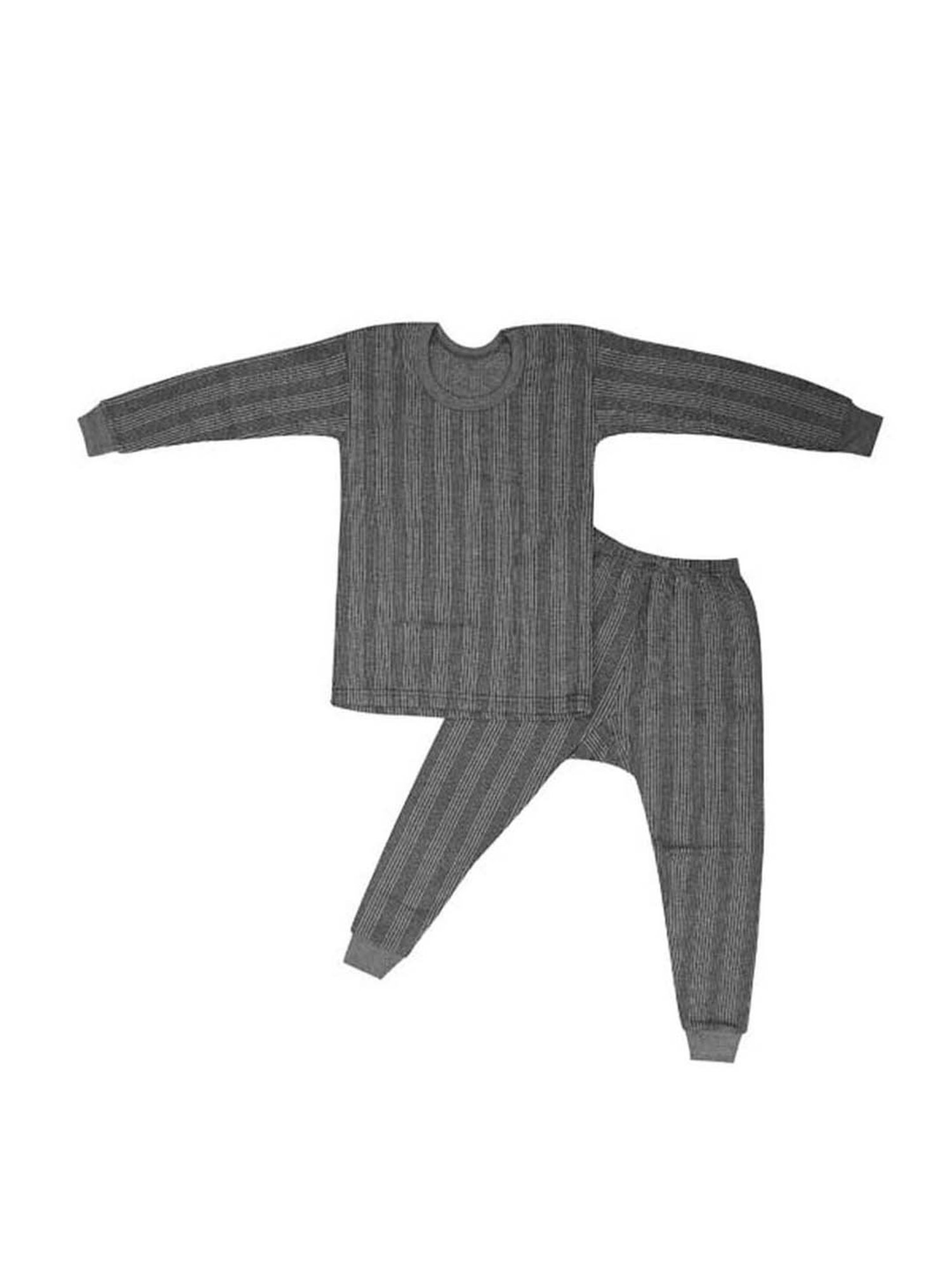 Tiny Bugs Kids Grey Cotton Thermal Set