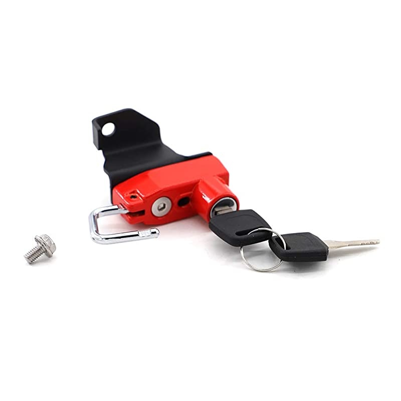 Helmet Lock Anti-Theft For Kawasaki Vulcan S/ABS EN650A 2015-2016 - Red