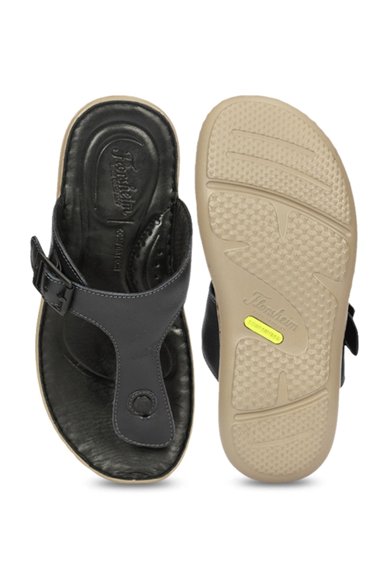 Florsheim LEWIS Navy T-Strap Sandals