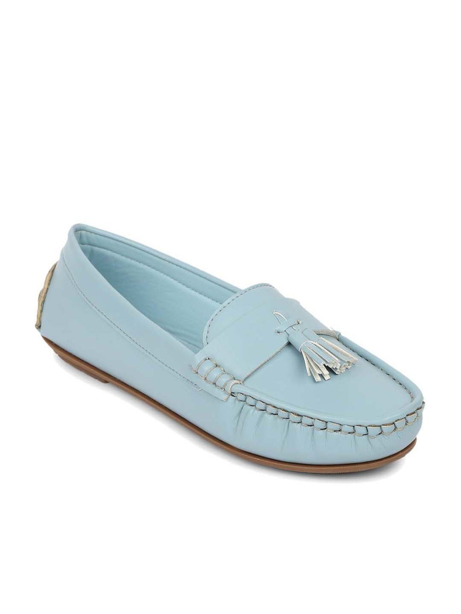 Elle Women's Sky Blue Casual Loafers