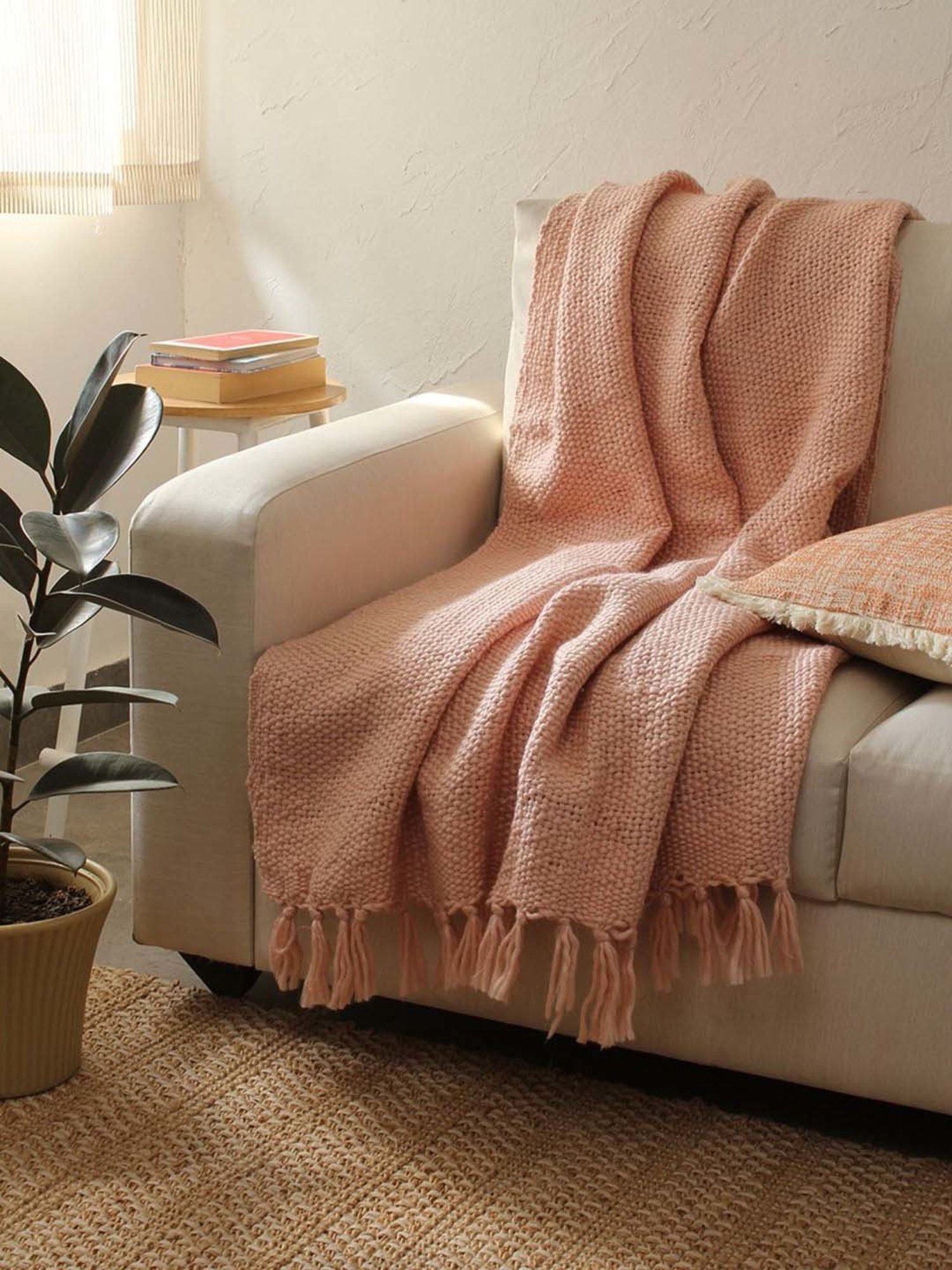House This Pink Acrylic Throw