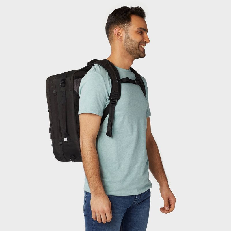 18" Small Hybrid Backpack Black - Made By Design™