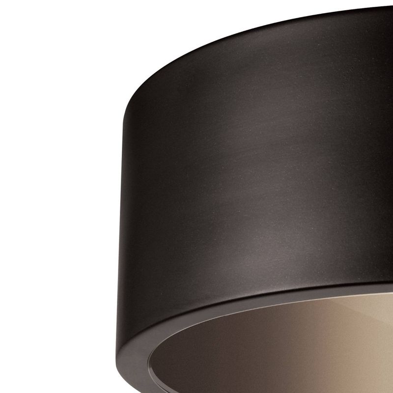 1 Light Teagan Outdoor Indoor Flush Mount Ceiling Dark Bronze - Globe Electric