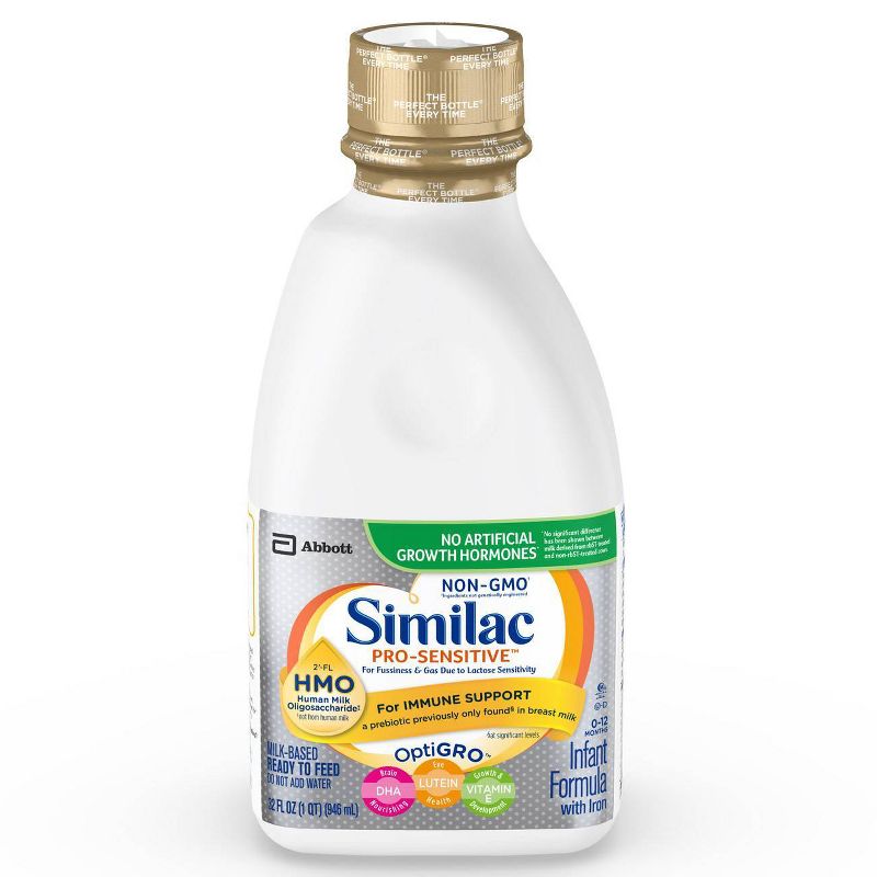 Similac Pro-Sensitive Non-GMO Infant Formula with Iron Ready-to-Feed - 32 fl oz