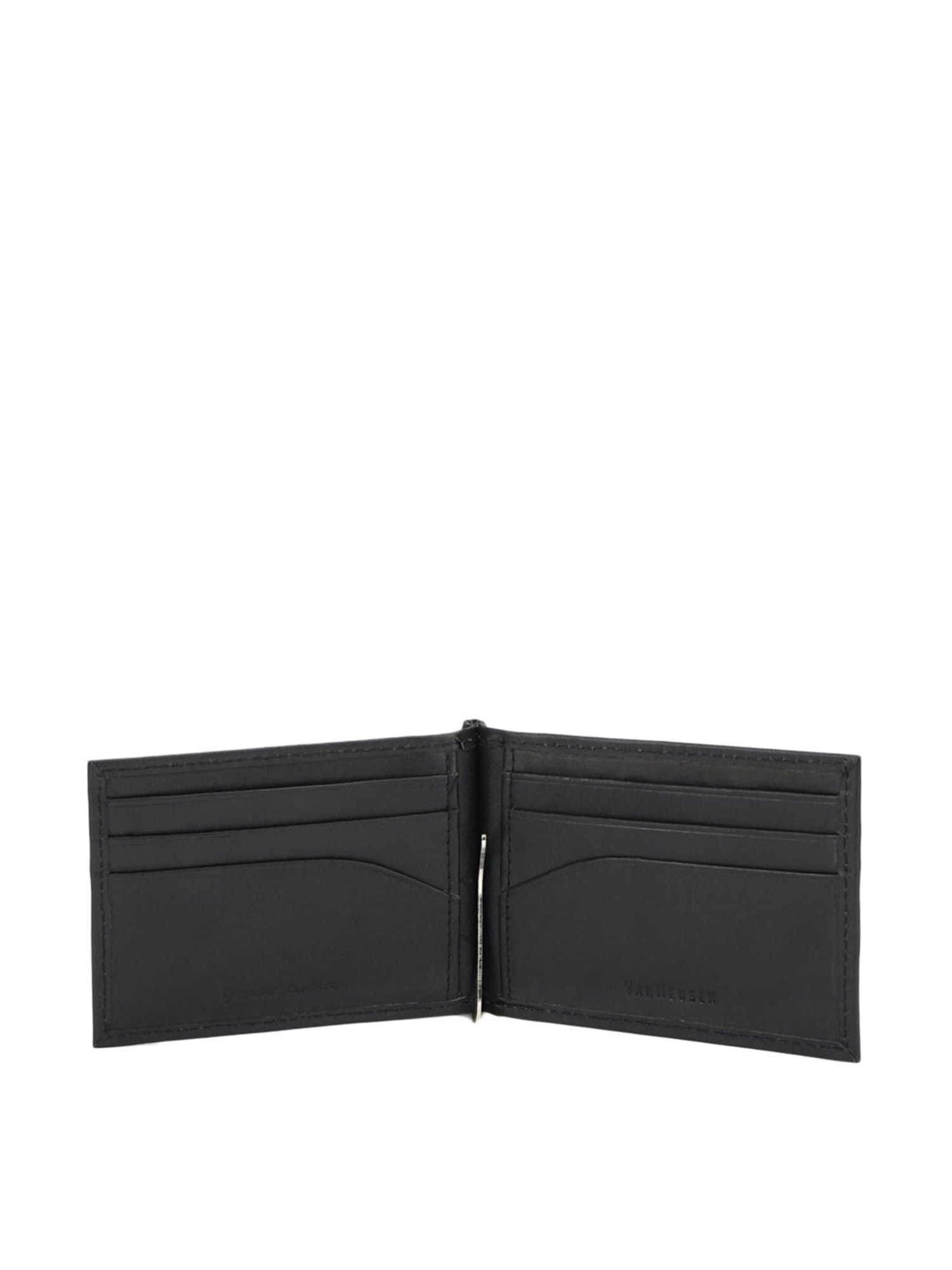 Van Heusen Black Casual Money Clip Wallet for Men