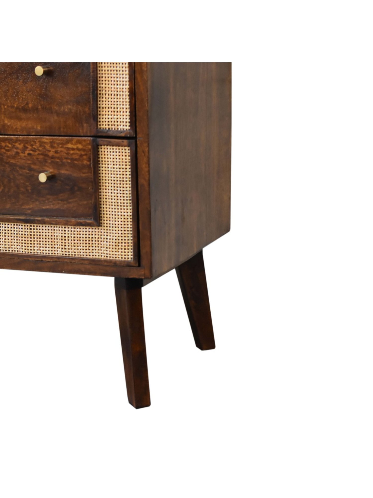 Artisan Furniture Close-knit Chestnut Brown Wood Chest