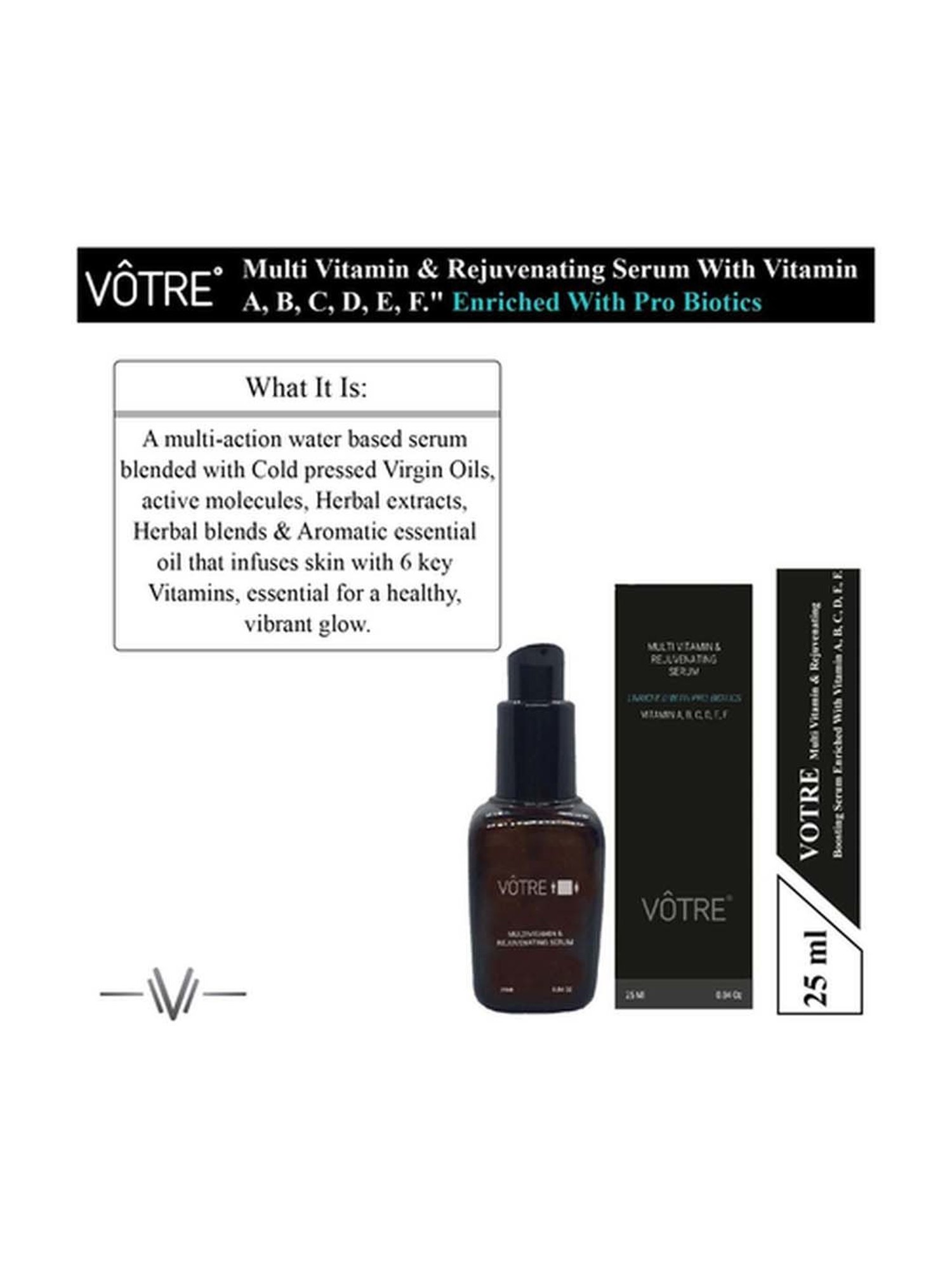 Votre Multi Vitamin & Rejuvenating Serum - 25 ml