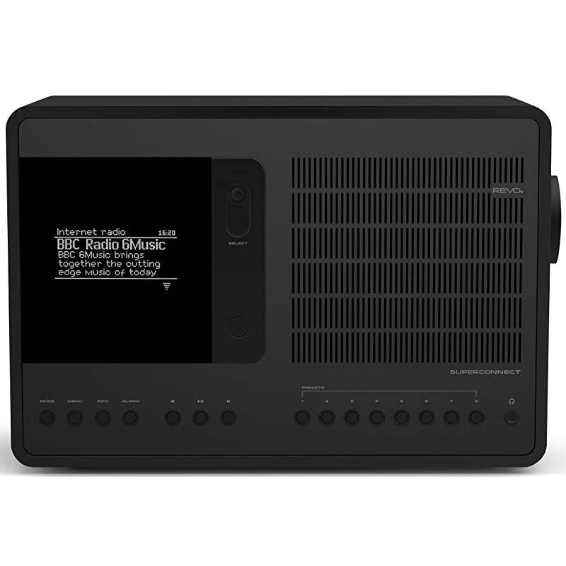 SuperConnect Multi Format Deluxe Table Radio - Shadow