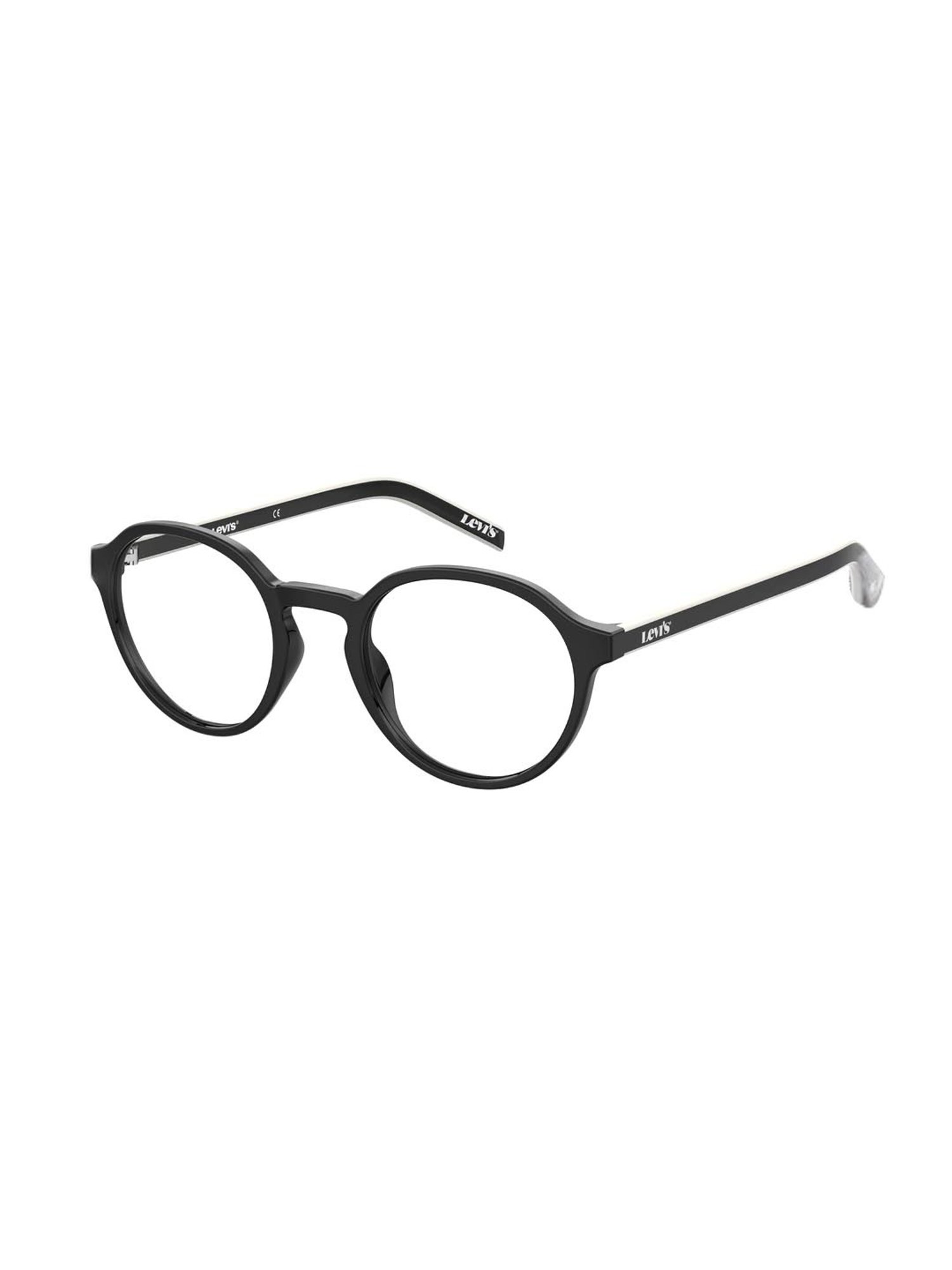 Levi's Black Round Unisex Eye Frames
