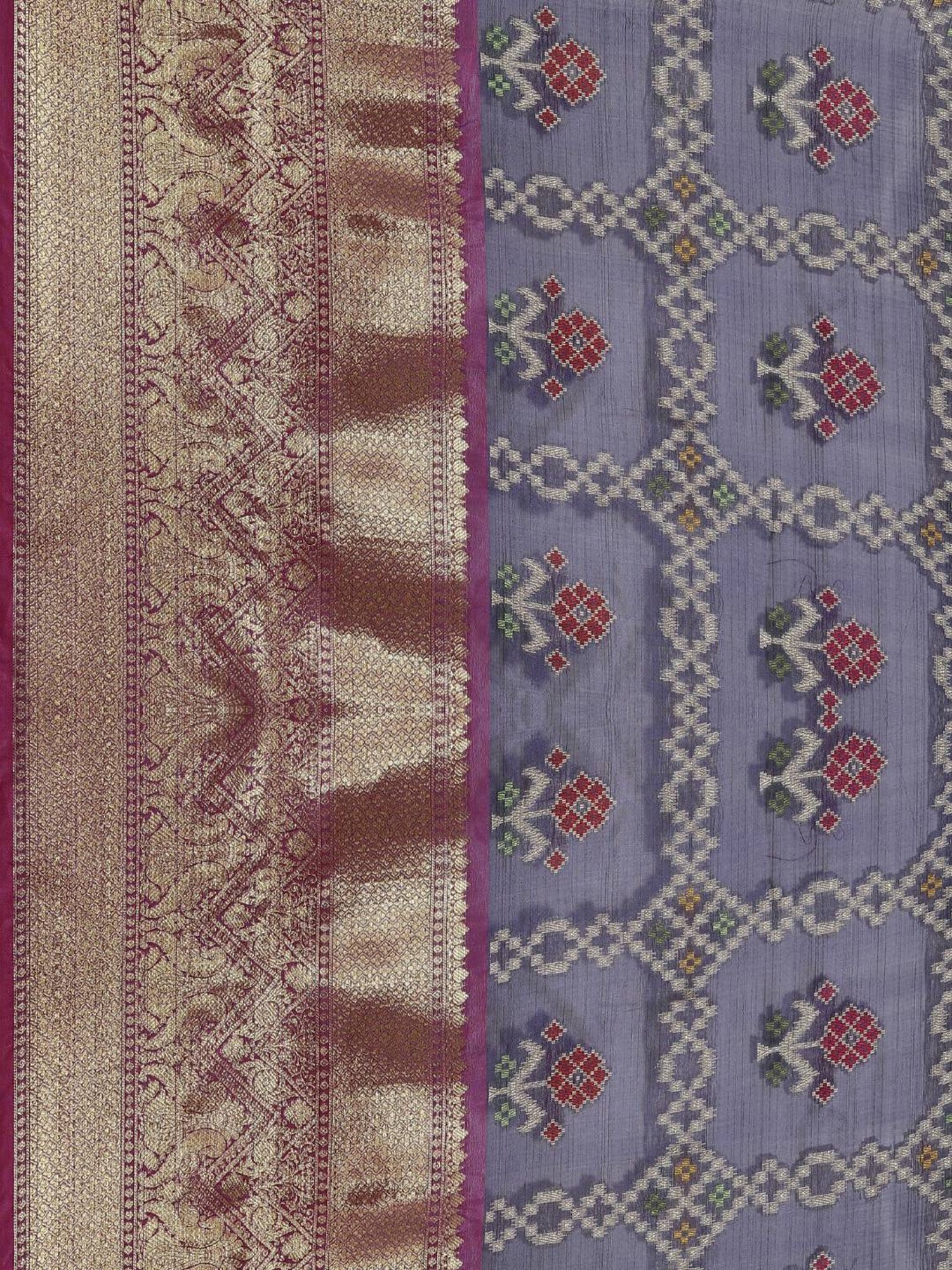 Banarasi Silk Works  Woven Saree with Blouse