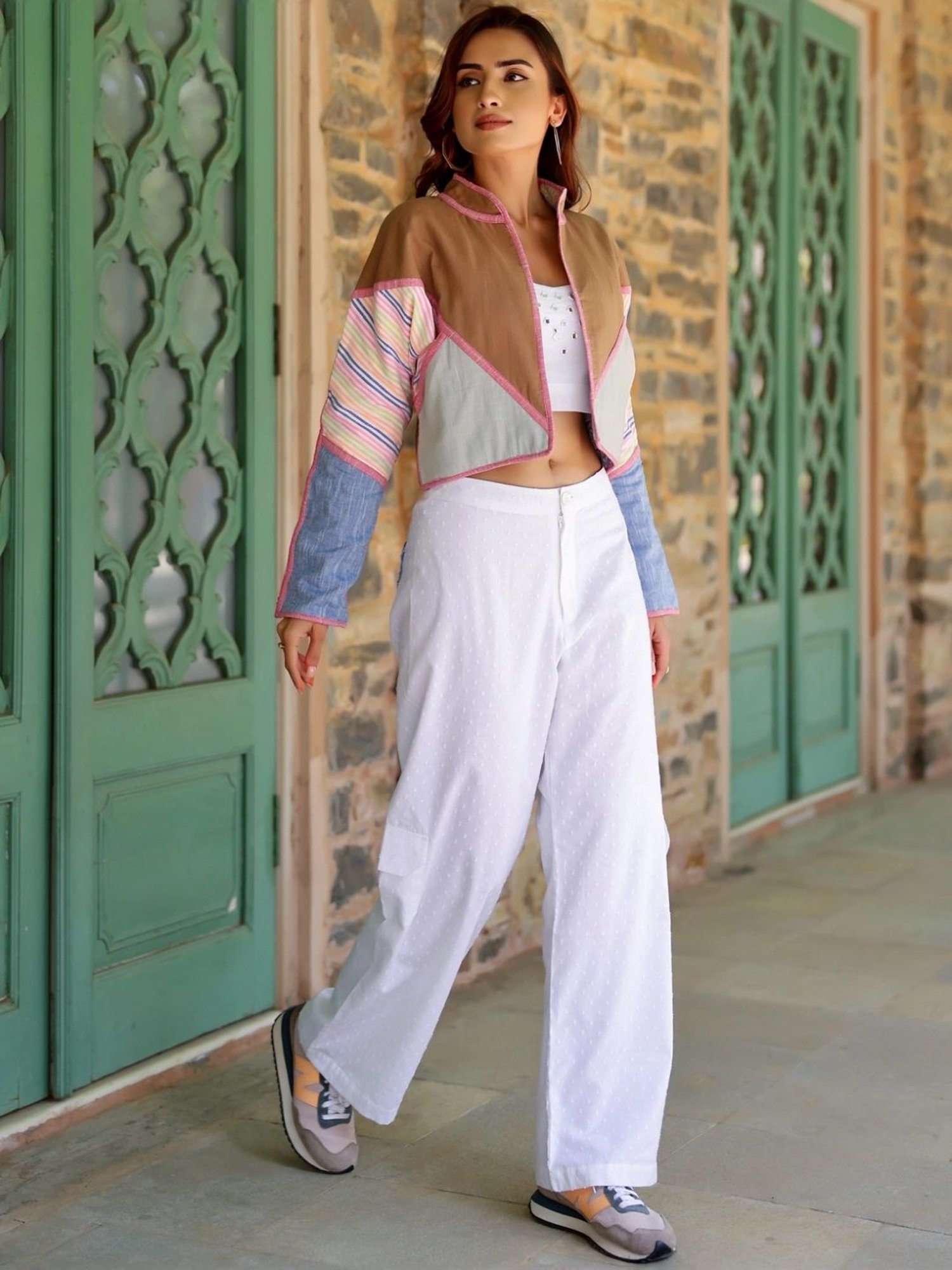 Gulaal Multicolored Reversible Patchwork Jacket