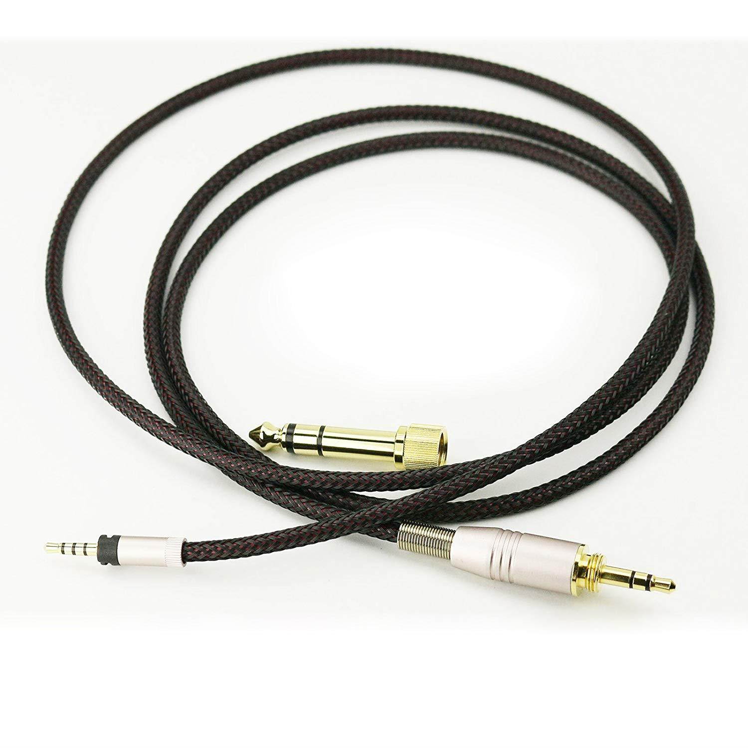 NewFantasia Replacement Audio Upgrade Cable for Sennheiser HD4.40, HD4.50, HD4.30i, HD4.30G Headphones 200cm/6ft