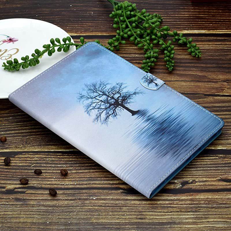 Kindle Paperwhite 4 Case,  Slim Fit Flip PU Leather Wallet Case Cover All-New  Kindle Paperwhite (10th Generation, 2018 Release) Auto Sleep Case, Tree in The Water