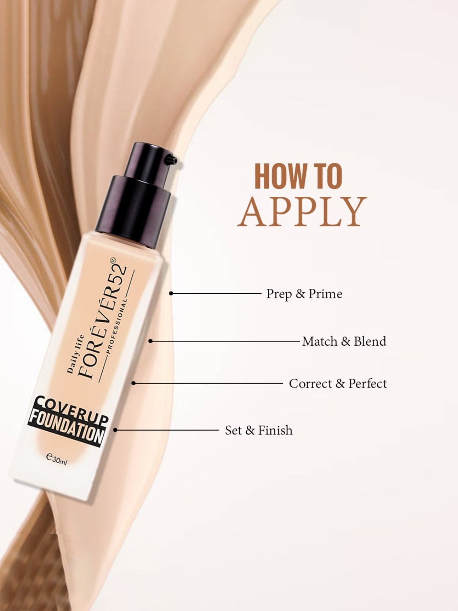 Daily Life Forever52 Coverup Foundation FCU 20.3 Creme - 30 ml