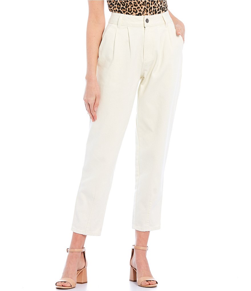 Celebrity Pink Shadow Knee Mid Rise Straight Jeans