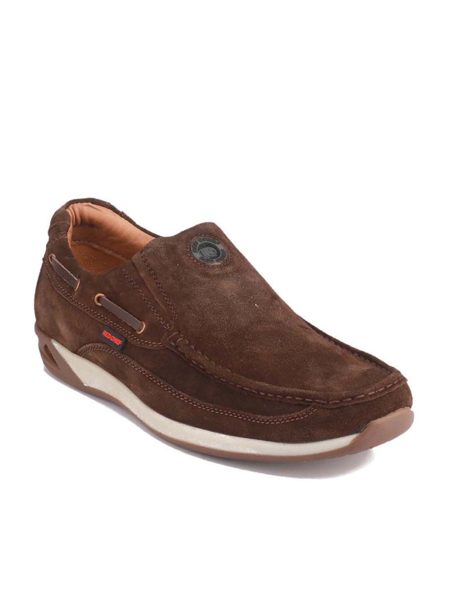 Red Chief Men's Brown Casual Slip-Ons