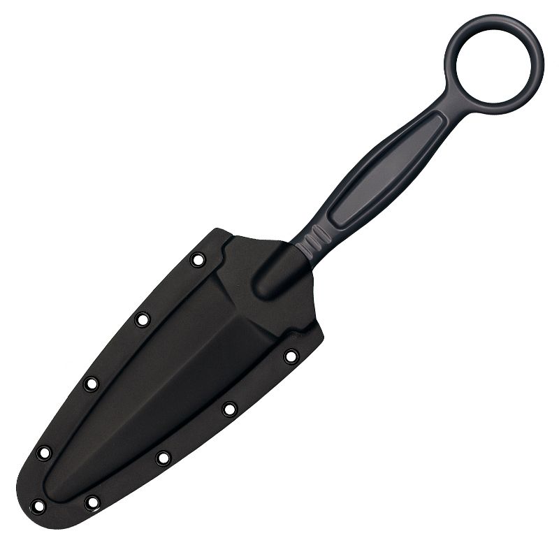 Cold Steel Heavy-Duty Razor Sharp Drop Forged Battle Ring II Self-Defense Fixed Blade with Secure Safety Sheath