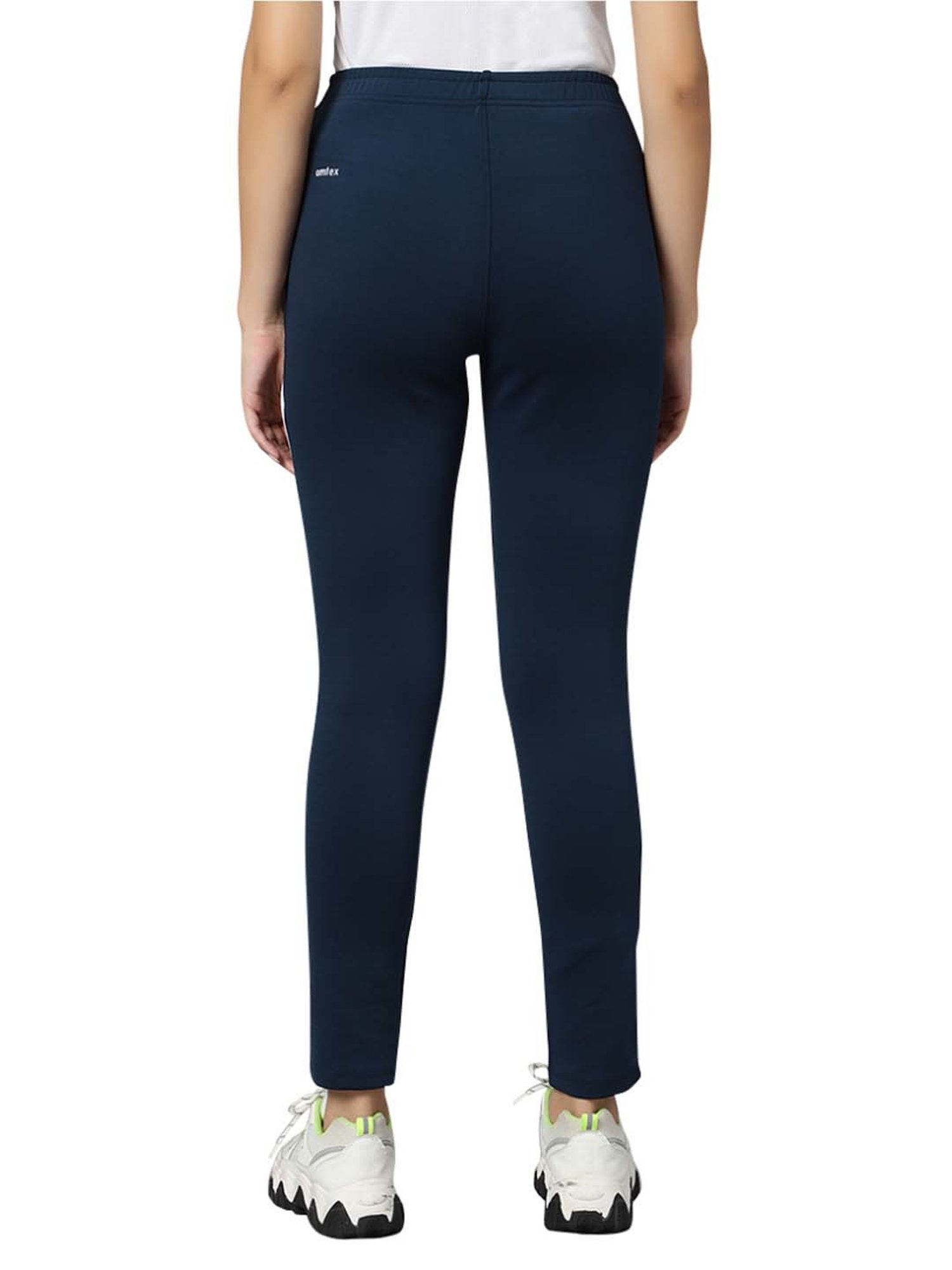 Omtex Grey & Navy Mid Rise Sports Track Pants - Pack Of 2