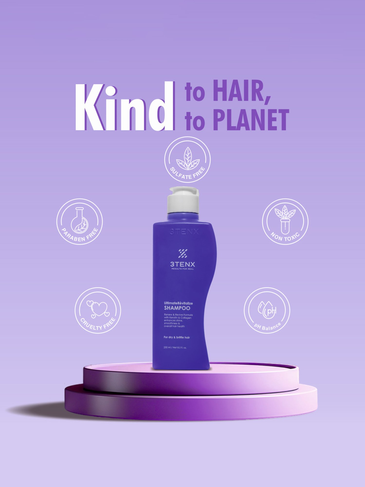 3TENX UltimateRevitalize Shampoo - 250 ml