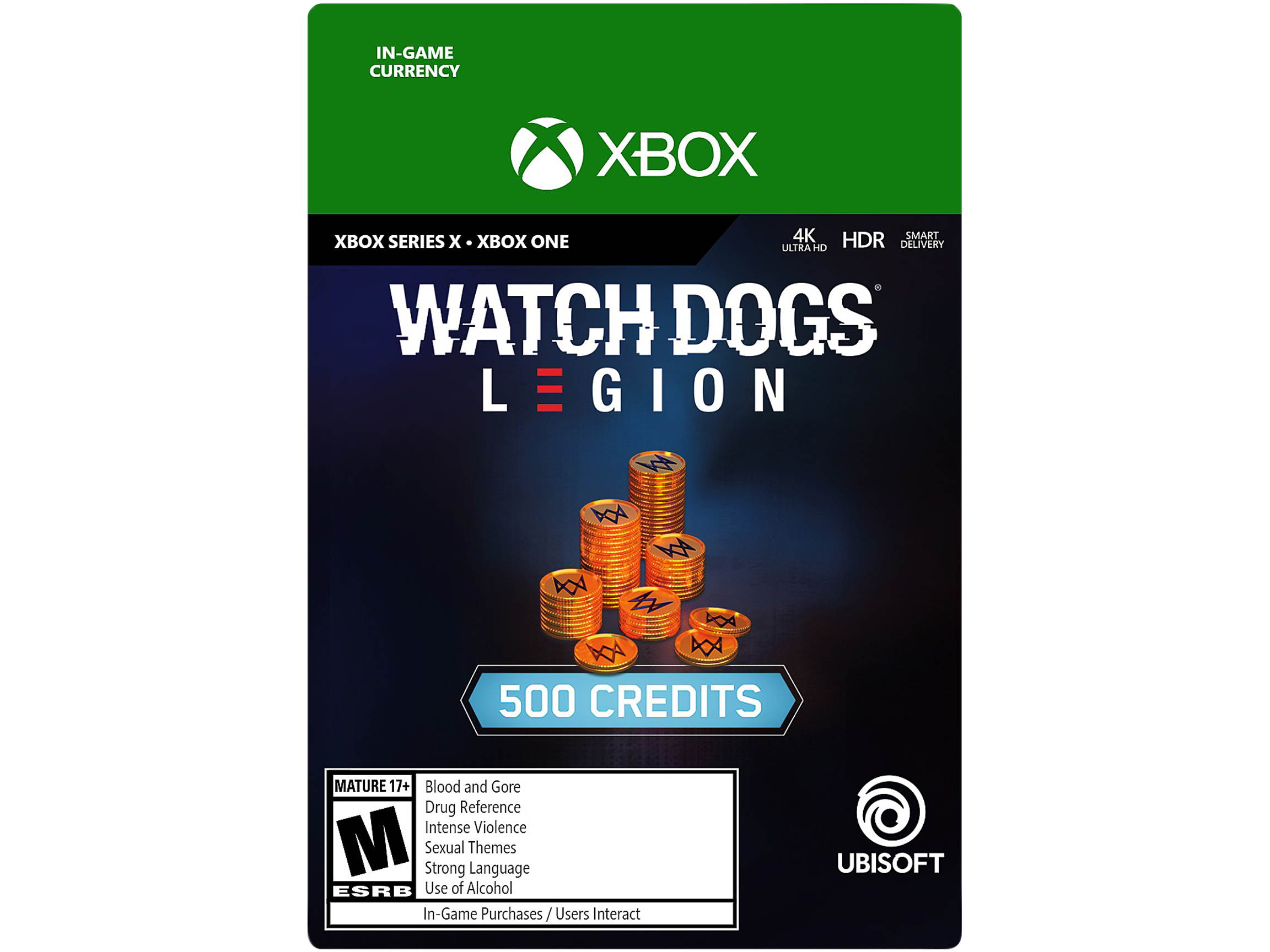 Watch Dogs Legion 4,550 WD Credits Xbox Series X|S / Xbox One [Digital Code]