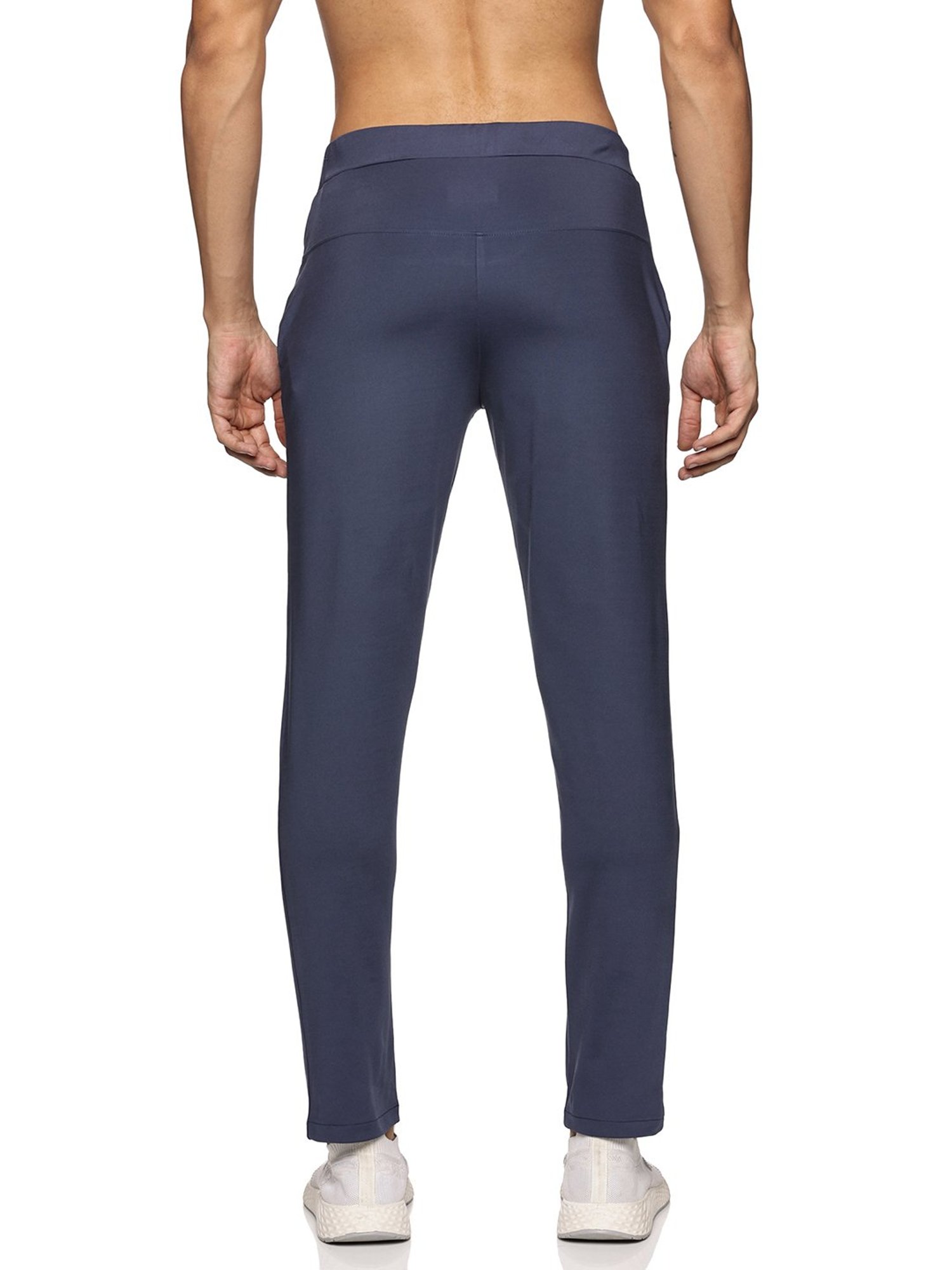 DOMIN8 Men Slim Fit With Coin Pocket Workleisure Pants(Navy)