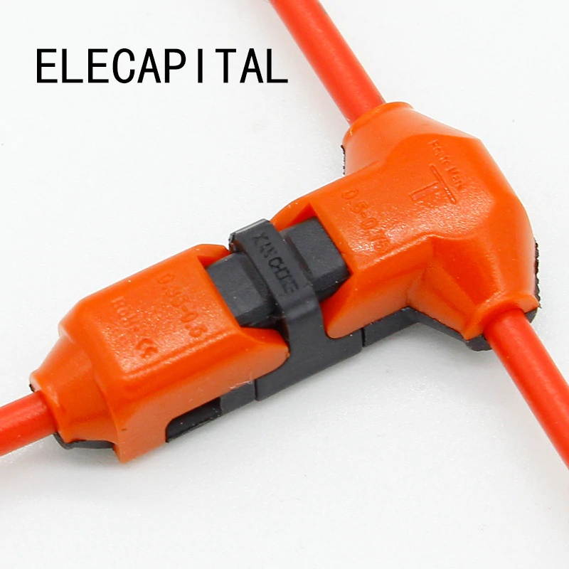 5pcs Scotch Lock Quick Splice Wire Connectors Terminals Crimp Electrical Car Audio 24-18AWG AC/DC 300V 10A Wire Set