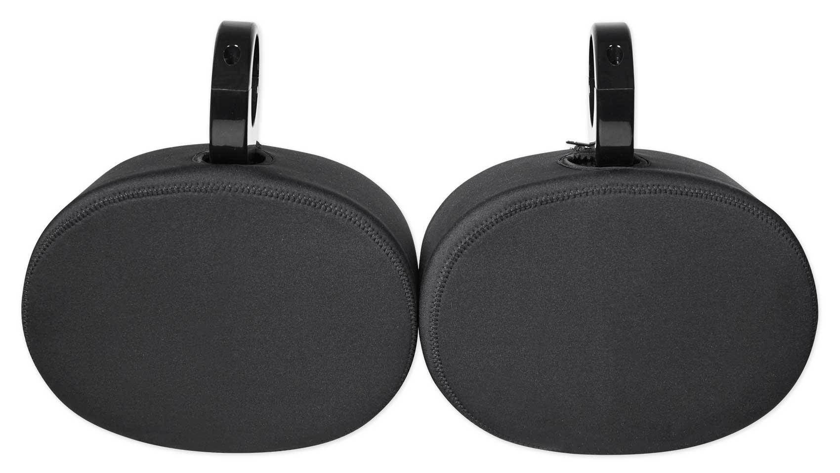 Pair Rockville RWBC69 Neoprene Covers For 6x9" Marine Wakeboard Tower Speakers