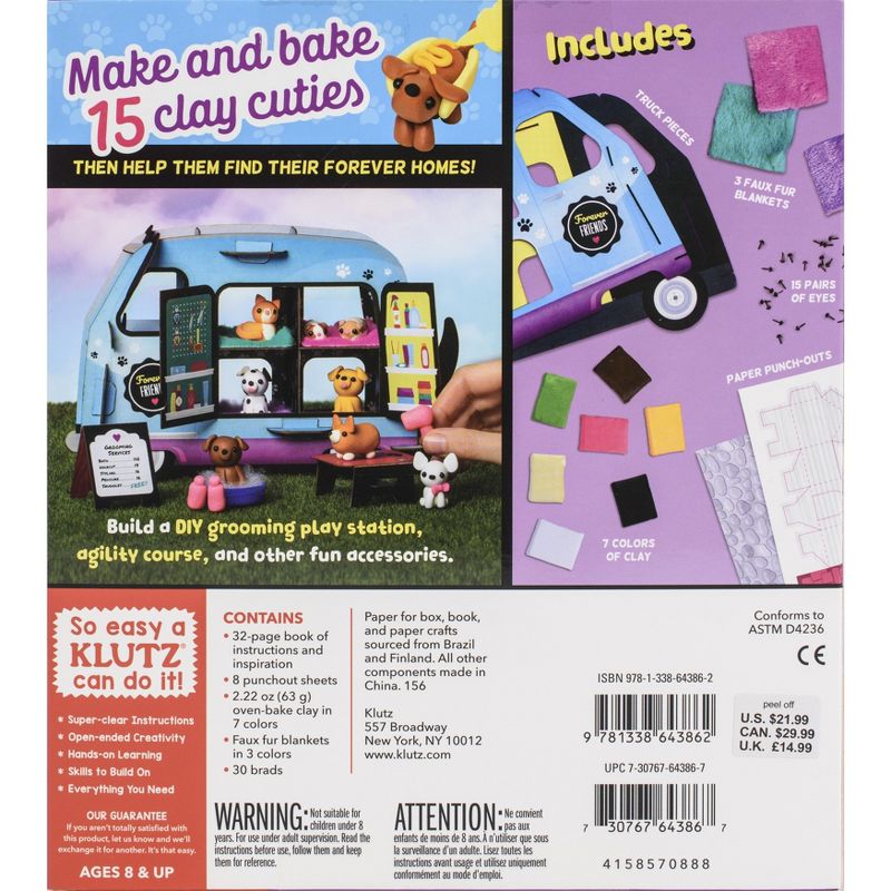 Mini Clay World Pet Adoption Truck Book Kit