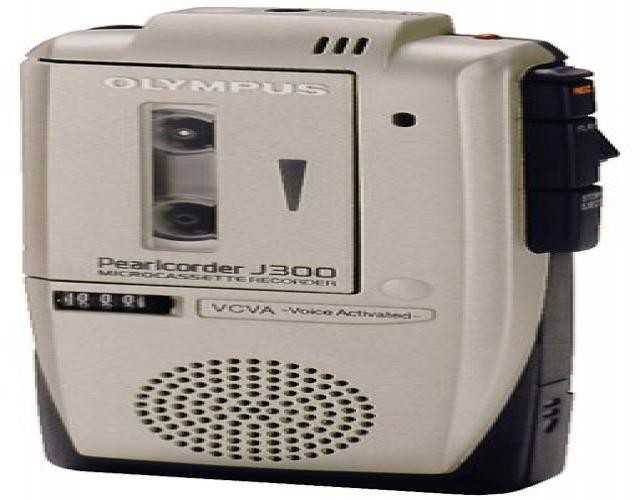 Olympus Pearlcorder J-300 Microcassette Recorder