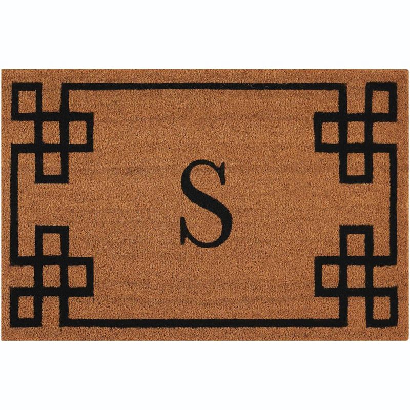 Nourison Elegant Entry "S" Natural Doormat EECMS 2' x 3'