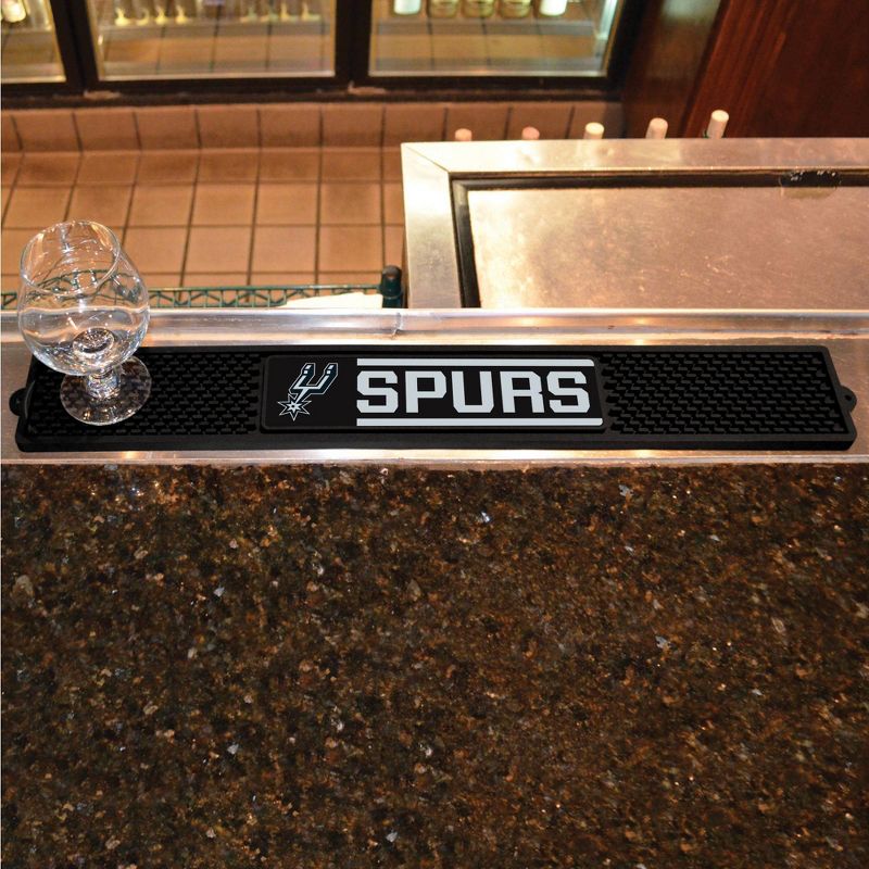 NBA San Antonio Spurs 3.25"x24" Drink Mat