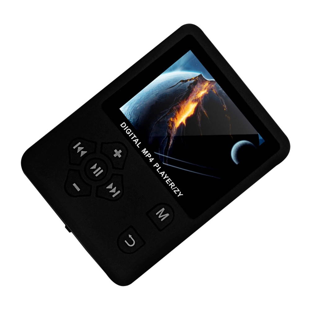 MP3 MP4 Digital Player 1.8 Inches Color Screen Music Player Lossless Audio Video Player Support E-book FM Radio Voice Recording TF Card Stopwatch