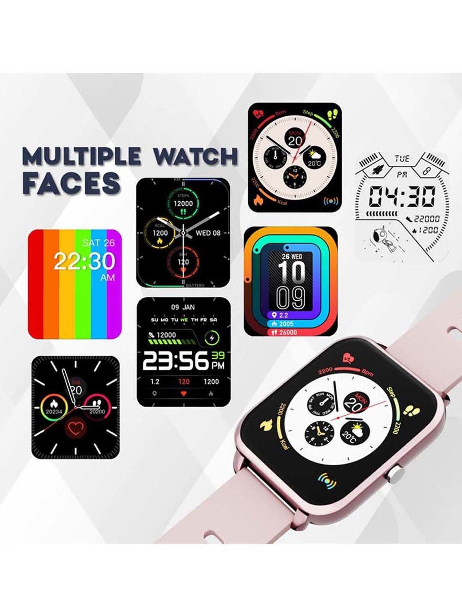 I Kall W1 Smartwatch (Black)