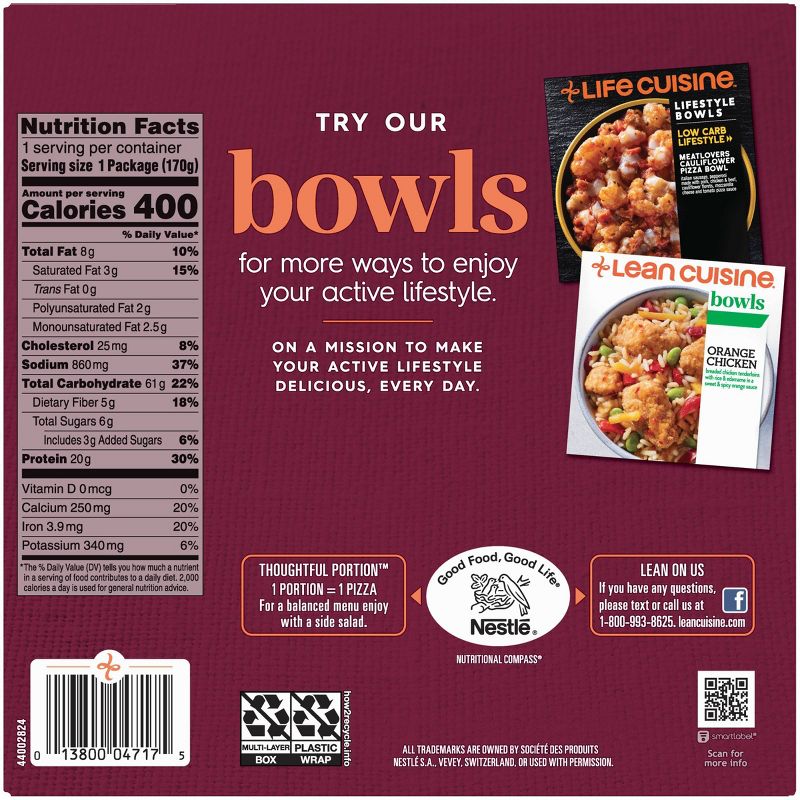 Lean Cuisine Casual Cuisine Traditional Pepperoni Frozen Pizza - 6oz