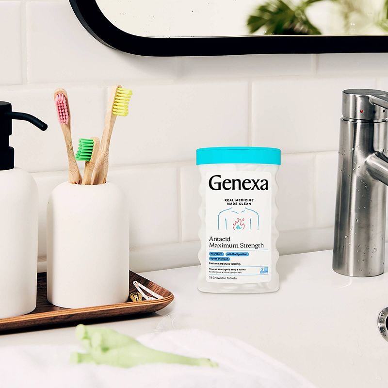 Genexa Antacid Maximum Strength - 72ct