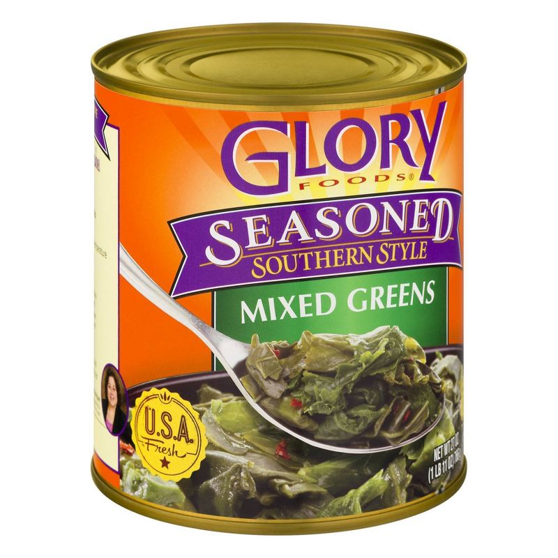 Glory Foods Seasoned Southern Style Mixed Greens 27oz