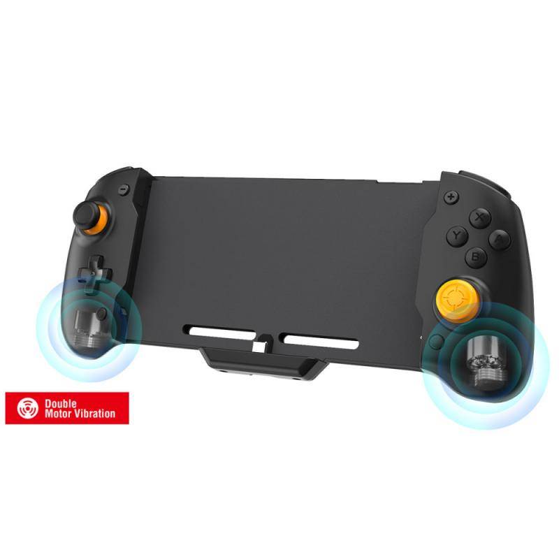 Yijianxi Handheld Controller Grip Console Gamepad Double Motor Vibration Built-in 6-Axis Gyro Sweat-proof for Nintendo Switch