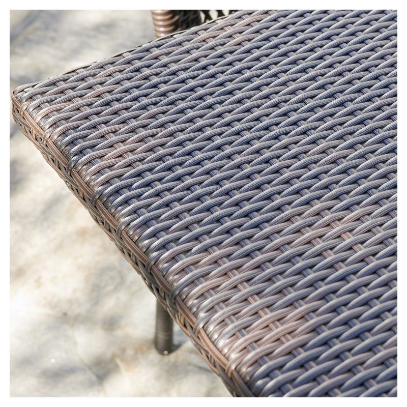 Dusk 7pc Wicker Dining Set - Multi-brown - Christopher Knight Home