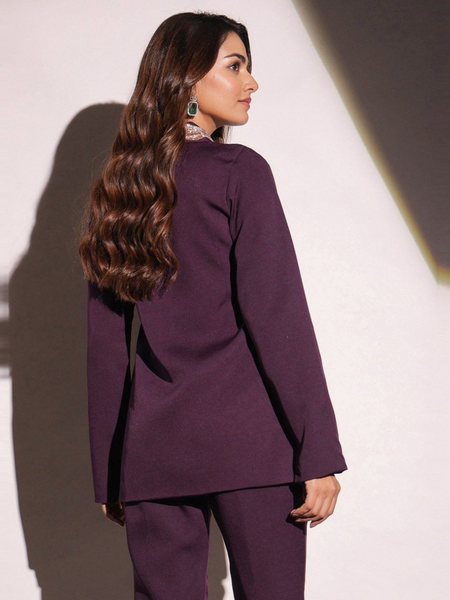 BInfinite Purple Showtime Royal Amethyst Crystalvine Blazer