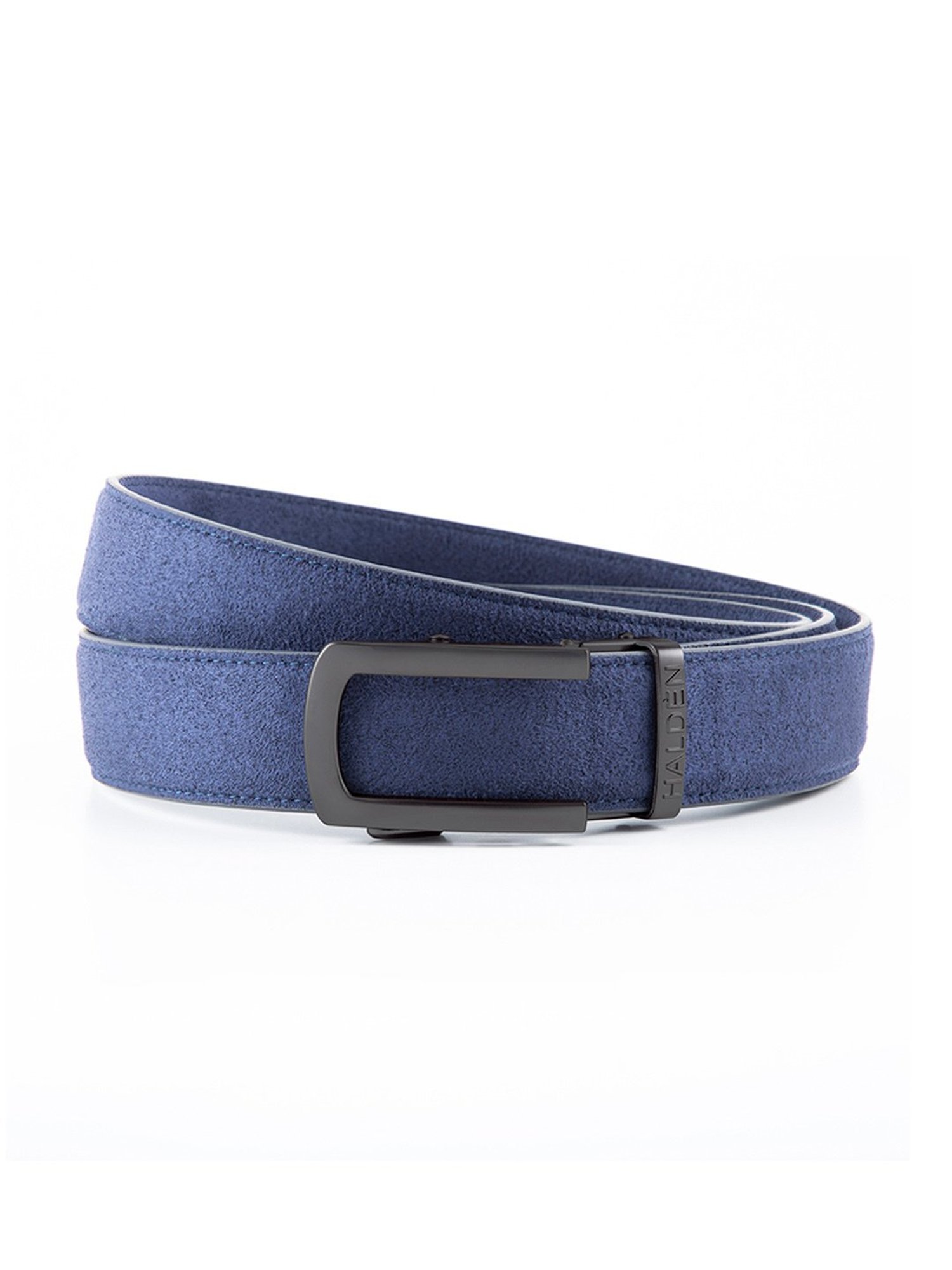Halden Blue  Formal Belt With Classic Black Matt Buckle