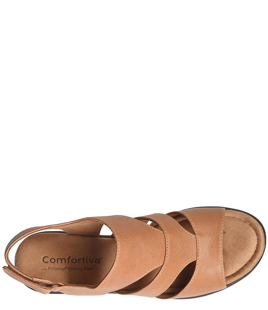 Comfortiva Parma Banded Leather Sandals